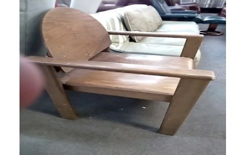 CHAISE Vintage bois accoudoir