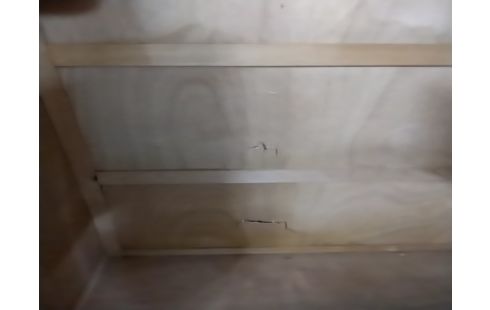 ARMOIRE Ancienne classique 2 portes 1 serrure hs fond abîmé