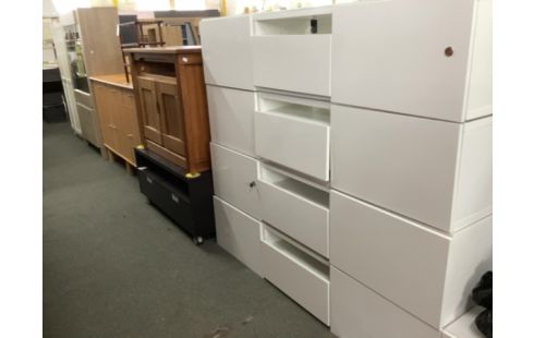 MEUBLE TV IKEA 180 PLAQUE VERRE TIROIR PRESSION CLE ET FIXATIONS