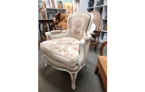 BERGERE STYLE LOUIS XV FLEURS ROSES