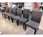 6 CHAISES TISSU IKEA