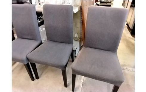 6 CHAISES TISSU IKEA