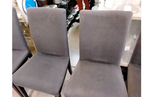 6 CHAISES TISSU IKEA