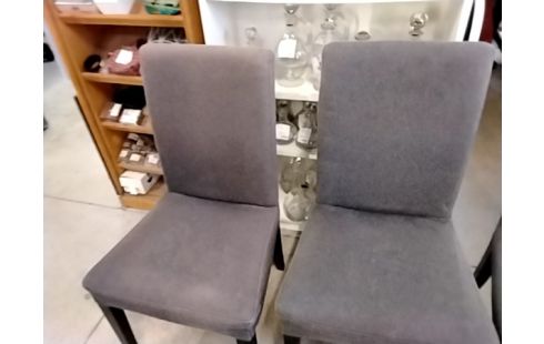 6 CHAISES TISSU IKEA