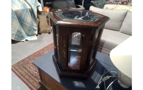 VITRINE PM HEXAGONALE VERRE