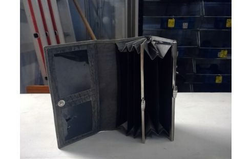 PORTEMONNEE ELEPHANT GRIJS LEDER