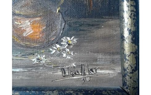 SCHILDERIJ STILLEVEN GESIGNEERD