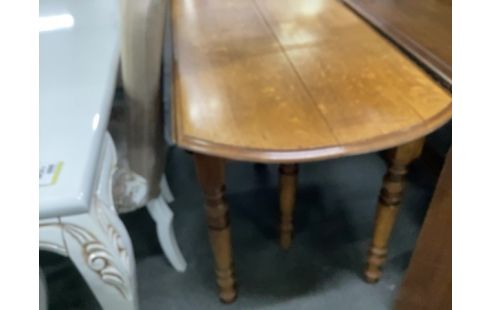 TABLE 2 ABATTANTS BOIS RUSTIQUE 3 ALLONGES 1 ABIMEE