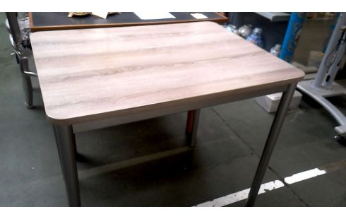 MESA DE COCINA LACADO GRIS METAL