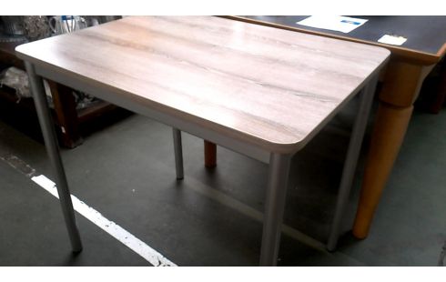 MESA DE COCINA LACADO GRIS METAL