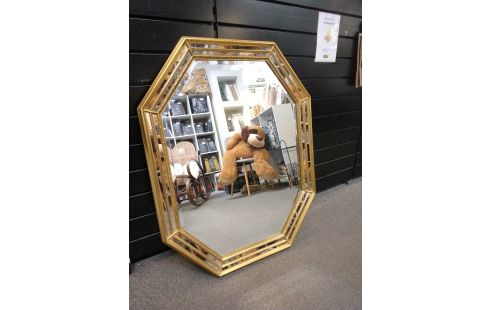 MIROIR DORE FACETTES