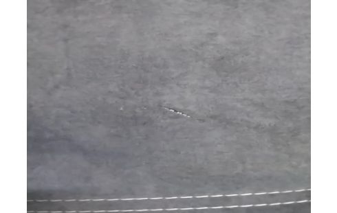 CANAPE D'ANGLE TISSU GRIS L275/200 ABÎMÉ