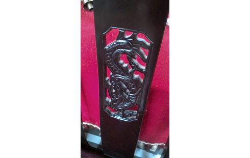 6 STOELEN OOSTERS BORDEAUX FLUWEEL MET