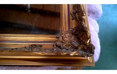 ESPEJO DORADO TEÑIDO