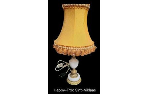 STEHLAMPE KUPFER MARMORSTEIN