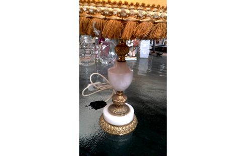 STEHLAMPE KUPFER MARMORSTEIN