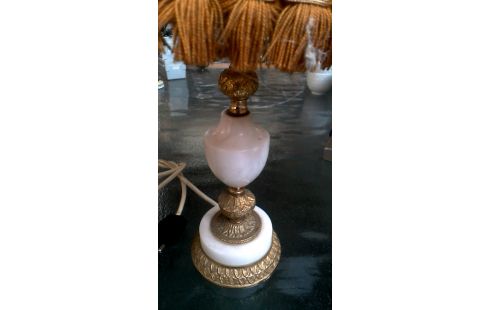 STEHLAMPE KUPFER MARMORSTEIN