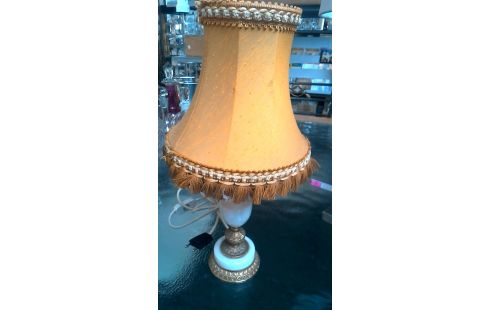 STEHLAMPE KUPFER MARMORSTEIN