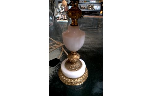 STEHLAMPE KUPFER MARMORSTEIN