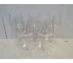 LOT DE 5 VERRES A PIED