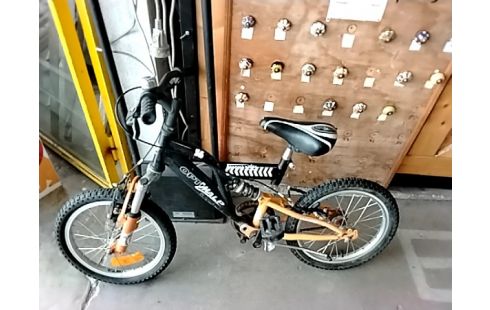 VTT ENFANT OPTIMALP NOIR JAUNE