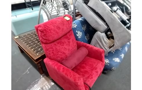 FAUTEUIL RELAX ÉLECTRIQUE ROUGE