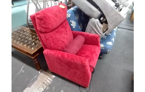 FAUTEUIL RELAX ÉLECTRIQUE ROUGE