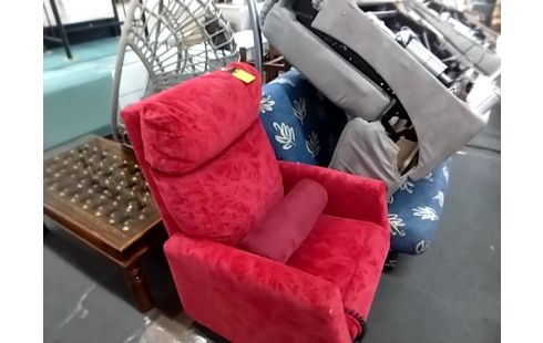 FAUTEUIL RELAX ÉLECTRIQUE ROUGE