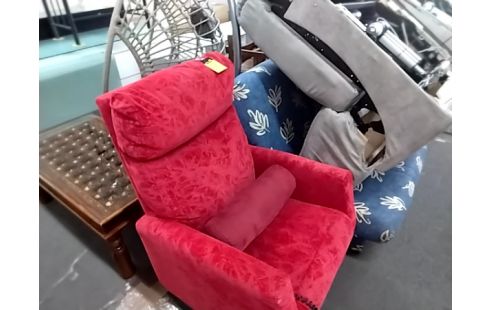 FAUTEUIL RELAX ÉLECTRIQUE ROUGE