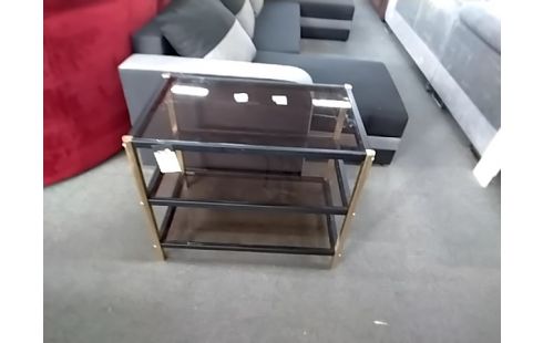 ETAGERE ANNEE 70 VERRE FUMÉ