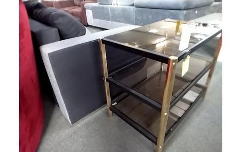 ETAGERE ANNEE 70 VERRE FUMÉ