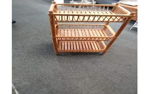 ETAGERE Pm bois ajoures