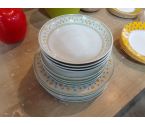 SERVICE ASSIETTES PORCELAINE