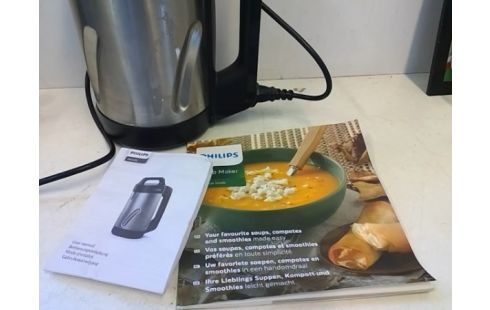 BLENDER PHILIPS (AVEC LIVRET ET NOTICE) TEST OKAY)