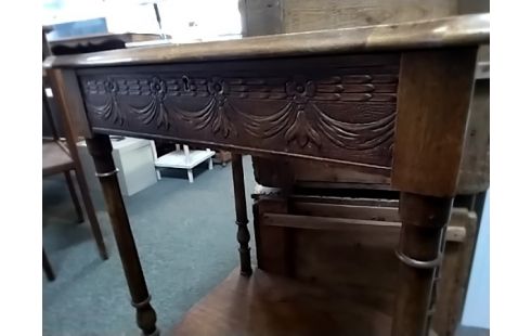 SELLETTE Travailleuse 2 niveaux rustique rectangulaire