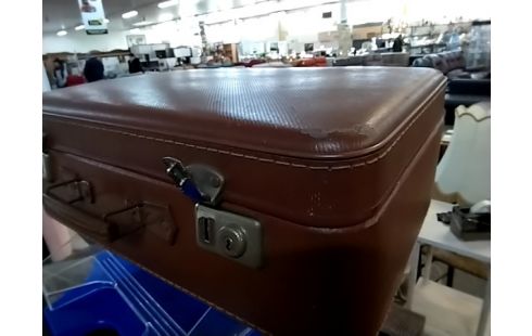 VALISE Vintage petit modèle marron