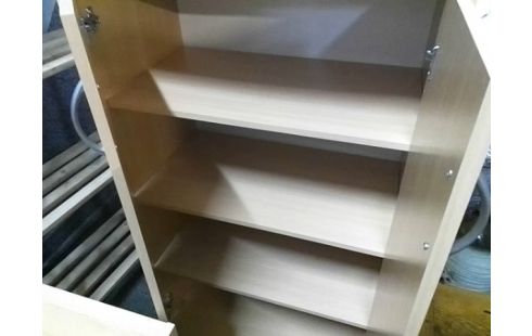 MEUBLE DE RANGEMENT 2P (AVEC ETAGERES)