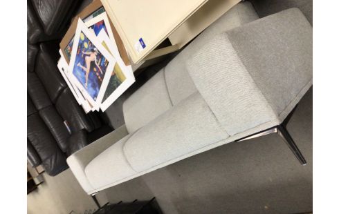 CANAPE 2 PLACES TISSU GRIS MAISON DU MONDE