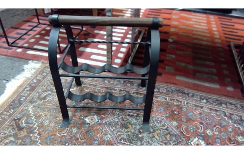 PORTE BOUTEILLES FER  FORGE