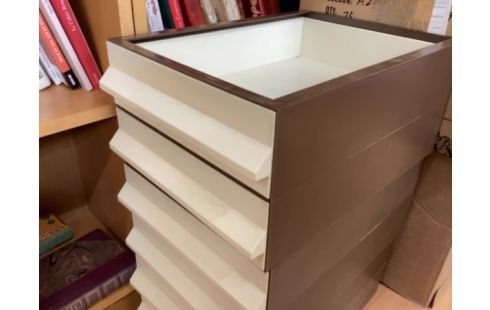 RANGEMENT TIROIRS PLASTIQUES LOT DE 3