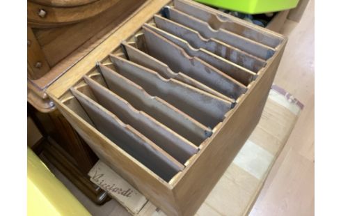 RANGEMENT PAPIER EN BOIS