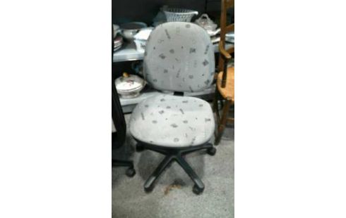 CHAISE DE BUREAU GRISE