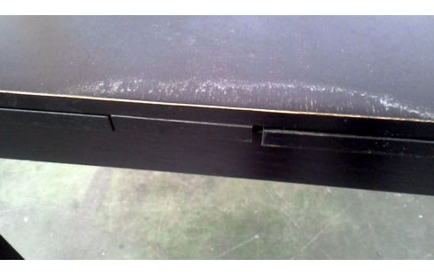 MESA DE COMEDOR OSCURO PARDO ALARGO