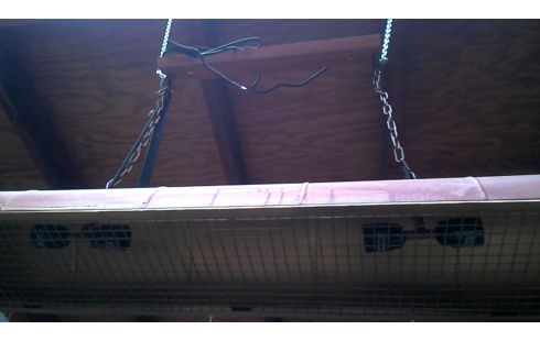 SUSPENSION RECTANGULAIRE LOOK BRONZE COULEUR