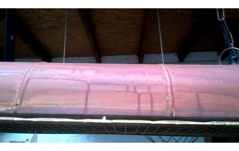 SUSPENSION RECTANGULAIRE LOOK BRONZE COULEUR