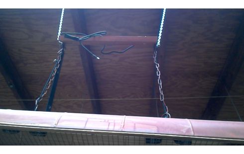 SUSPENSION RECTANGULAIRE LOOK BRONZE COULEUR