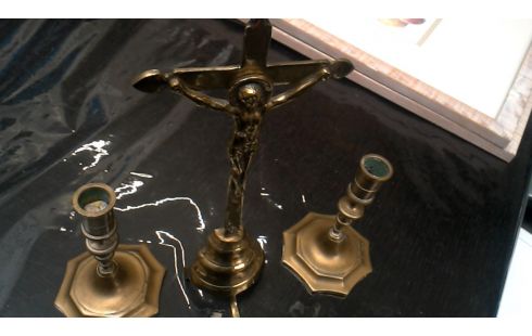 CRUCIFIJO BRONCE MET