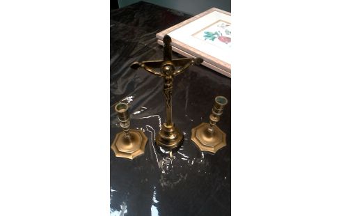 CRUCIFIJO BRONCE MET