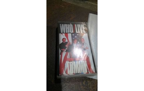 LIVRE + VHS THE WHO