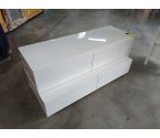 MEUBLE TV MODULABLE BLANC LAQUE